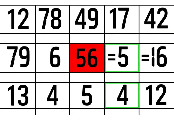 乘法表悬停高亮